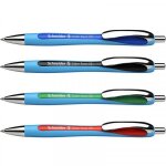 Lot de 4 stylos ? bille slider rave schneider assortiment