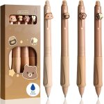 Lot de 4 stylo effacables - stylo kawaii ours, abeille, patte, pot de miel - avec bille sur l'extrémité ... Lot de 4 stylo effacables - stylo kawaii ours, abeille, patte, pot de miel - avec bille sur l'extrémité ...