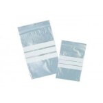 Lot de 400 - sachets fermeture a zip avec bande marquage 60x80 (mm)