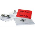 Lot de 5 badges porte nom avec clip 54x90mm durable 8149 / 19