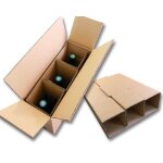 Lot de 5 cartons spciaux pour expdier 3 bouteilles