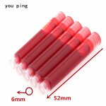 Lot de 5 cartouches d'encre de haute qualit� de couleur pour stylo plume, recharges, papeterie, fournitures ...