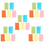 Lot de 5 intercalaires de recharge a6 pour classeurs a 6 anneaux, carton rsistant, surface lisse, 25 ...