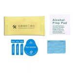 Lot de 5 lingettes en tissu absorbant la poussire, autocollant protecteur d'cran, accessoires d'installation ...