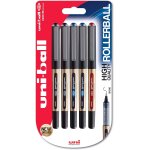Lot de 5 stylos a bille a encre assortie 2 x noir, 2 x bleu et 1 x rouge