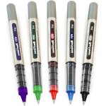 Lot de 5 stylos roller pointe 0, 7 mm noir, bleu, rouge, vert, violet Lot de 5 stylos roller pointe 0, 7 mm noir, bleu, rouge, vert, violet