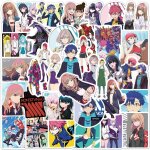 Lot de 50 autocollants ssss. dynazenon anime pour ordinateur portable, pare - chocs, planche a roulettes, ...