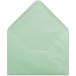 Lot de 50 enveloppes din c5 - vert menthe - 16, 2 x 22, 7 cm - sans fentre - 100 g / m