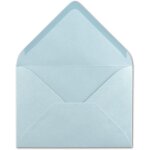 Lot de 50 enveloppes - format c6 - bleu clair - 11, 4 x 16, 2 cm - 120 g / m - fermeture humide - sans ... Lot de 50 enveloppes - format c6 - bleu clair - 11, 4 x 16, 2 cm - 120 g / m - fermeture humide - sans ...