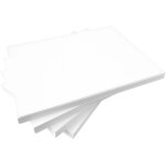 Lot de 50 feuilles de papier cartonn multifonction 160 g / m de qualit suprieure, lisse et net pour ...
