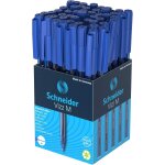 Lot de 50 stylos a bille pour ecriture facile et rapide bleu