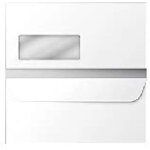 Lot de 500 enveloppes yosan blanches 11, 5 x 22, 5 cm