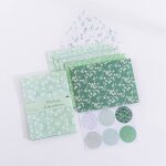 Lot de 6 enveloppes en papier de marguerite, fleurs de jardin, pour lettres, coffret de courrier, pour ...