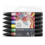 Lot de 6 feutres promarker watercolour tons floraux winsor et newton Lot de 6 feutres promarker watercolour tons floraux winsor et newton