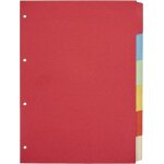 Lot de 6 intercalaires cartons blancs a4 180 g / m manilla en carton recycl