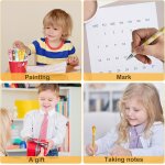 Lot de 6 stylos a bille effaables avec encre gel thermosensible de 0, 5 mm - stylos gel effaables - ...