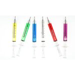 Lot de 6 stylos en forme de seringues idal pour les costumes d'infirmire