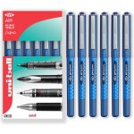 Lot de 6 stylos roller a encre liquide pointe 0, 7 mm bote cadeau bleu