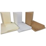 Lot de 60 cartes pliantes - din a6 - 240 g / m 220 g / m - blanc - crème - kraft - avec enveloppes a ... Lot de 60 cartes pliantes - din a6 - 240 g / m 220 g / m - blanc - crème - kraft - avec enveloppes a ...