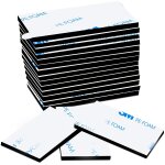 Lot de 60 pastilles adh�sives double face extra fortes et imperm�ables pour la maison, le bureau, la ...