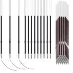 Lot de 60 recharge stylo bille, stylo a bille rempla�able recharges 0, 7 mm rempla�able stylo a bille ...