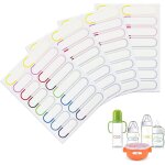 Lot de 64 etiquettes etanches pour enfants, biberons pour garderie, etiquettes autocollantes sres, etiquettes ...