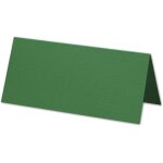 Lot de 75 cartons de table - vert sapin (vert) - 45 x 100 mm - cartes pliantes pour table festive - d�coration ...