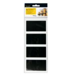 Lot de 8 mini ardoises rectangulaires - securit