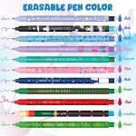 Lot de stylos effaables gel ¿ nol effaable ¿ avec encre effaable thermique, varit de couleurs ...