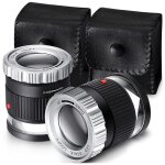 Loupe a distance focale r�glable, loupe eclair�e par led et uv, loupe pliable pour bijoux