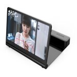 Loupe d'�cran de t�l�phone de 12 pouces, amplificateur pliable conception loupe vid�o hd regarder des ...