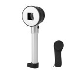 Loupe portative 10x, 3 led, verre optique avec echelle de mesure, loupe de bijouterie