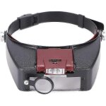Loupes, serre - tte avec lampes led, loupe mains libres 1, 5 x 3 x 6, 5 x 8 x pour rparation