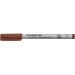 Lumocolor 312 - feutre non - permanent pointe biseaute 1 a 2, 5 mm brun[z3338]