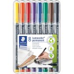 Lumocolor 317, feutres permanents a pointe moyenne pour toutes les surfaces, sans xylne ni tolune, ...
