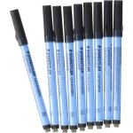 Lumocolor correctable 305 - feutre non permanent effa�able a sec pointe moyenne 1 mm noir, lot de 10