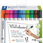 Lumocolor whiteboard marker 351 - 10 marqueurs effa�ables a sec tableau blanc - etuicarton - pointe ogive ...
