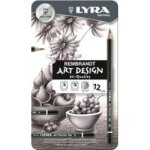 Lyra rembrandt art design - crayon - 6b - pack de 12