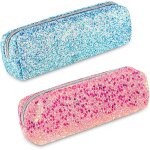 Maa - lot de 2 trousses a crayons brillantes, trousse kawaii trousse ecole fille maquillage petite trousse ... Maa - lot de 2 trousses a crayons brillantes, trousse kawaii trousse ecole fille maquillage petite trousse ...