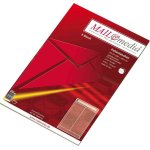Mailmedia pqt de 5 pochettes kraft 130g soufflets 40mm c4 auto - adh marron