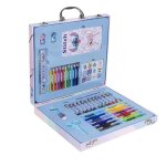 Mallette m�tallique de coloriage stitch disney 43 pi�ces