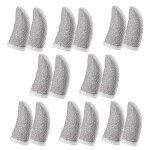 Manchons de doigts en fiber de carbone, 18 broches, pour jeux mobiles pubg, pour ecran de contact, blancs, ...