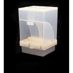 Mangeoire a oiseaux - format pratique et economique - cage propre - graines s�ches - r�cup�ration des ...