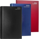 Mantraraj agenda de bureau 2025 de qualit� sup�rieure a4 avec deux pages compl�tes par jour pour h�tels, ...