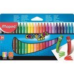 Maped cire crayons color peps wax, 24 etui en carton - 861013
