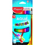 Maped etui de 12 crayons de couleur aquarellables color'peps aqua Maped etui de 12 crayons de couleur aquarellables color'peps aqua