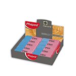Maped gomme en caoutchouc duo - gom, large, bleu / rouge