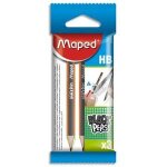 Maped sachet brochable de 3 mini crayons graphites hb black'peps