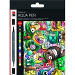Marabu feutres aquarellables  graphix , mega mash, 12 pi�ces