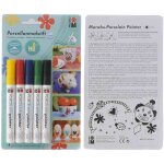 Marabu feutre de peinture  porcelain painter , blister de 5